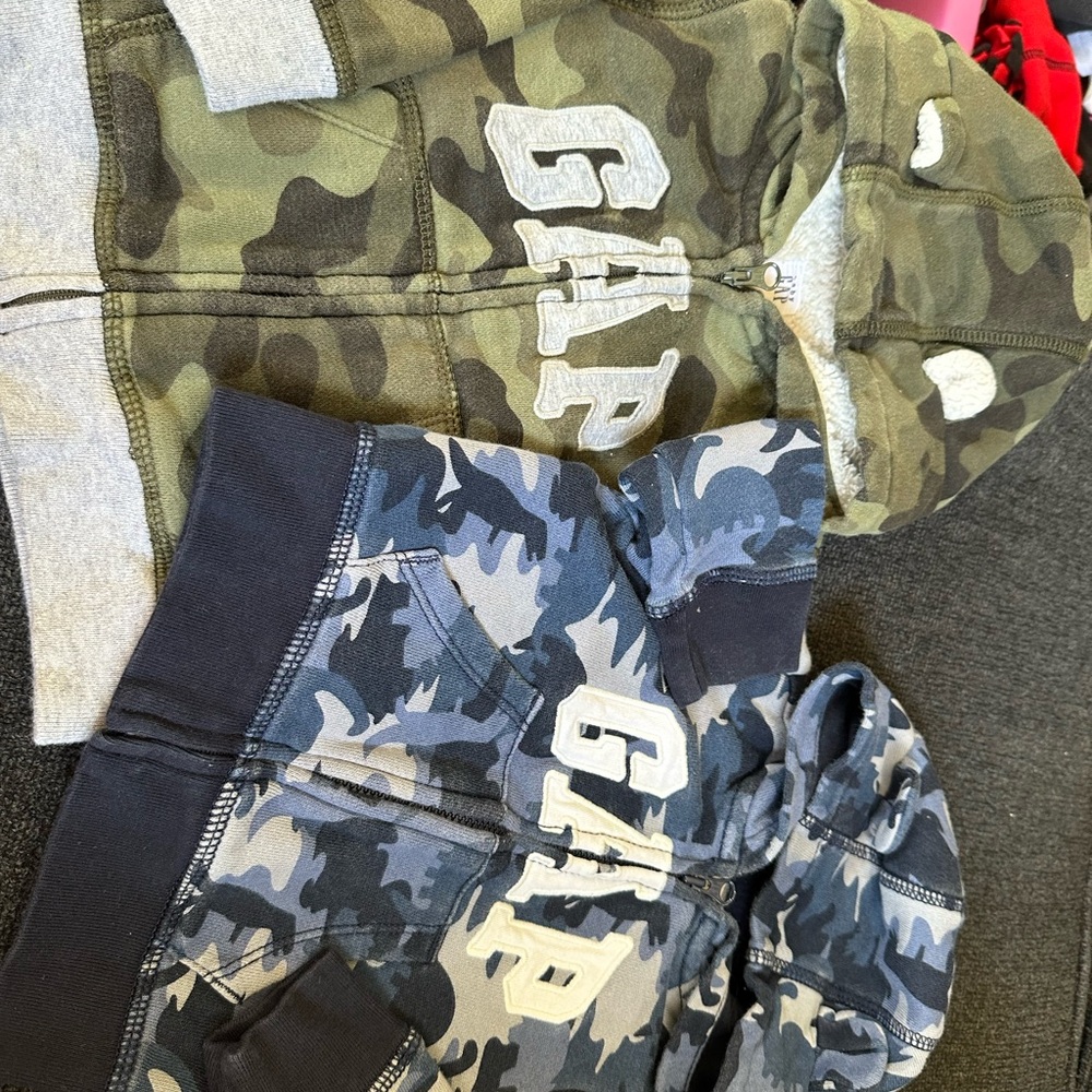 GAP Green and Blue Camouflage Bottoms